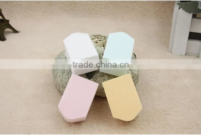 Different shape Makeup sponge cosmetic powder puff in different color