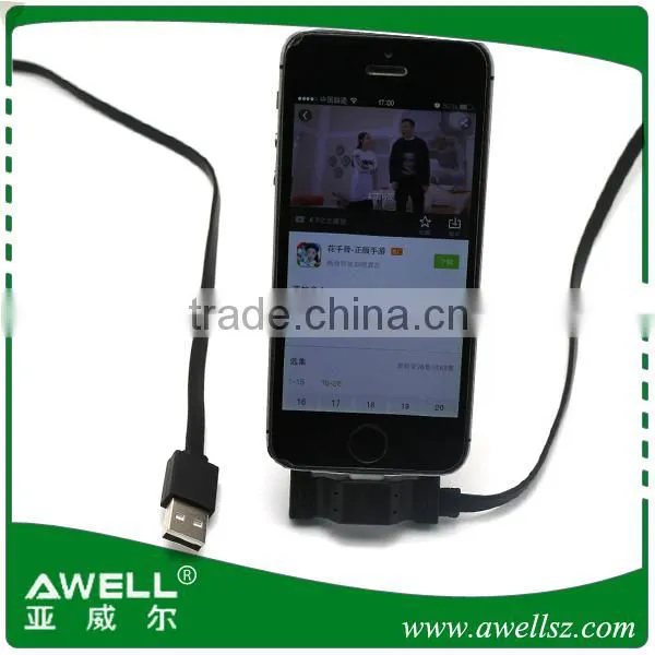 High quality Mobile Phone Stand Holder USB Data Cable for iPhone 5