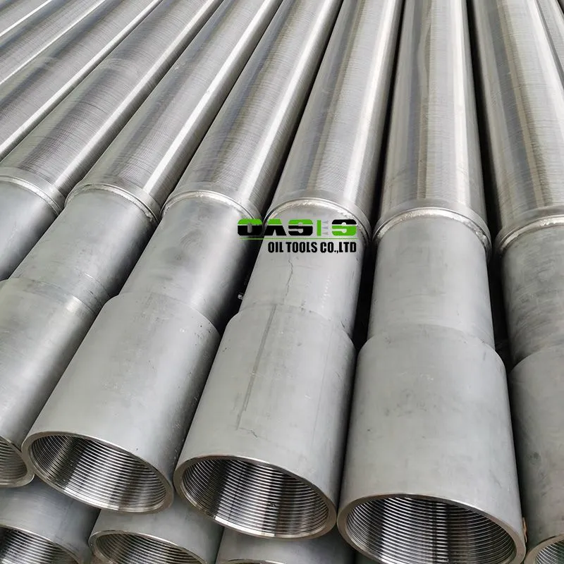 Pipe base well screen with 304L wire wrapped johnson screens pipe jacket