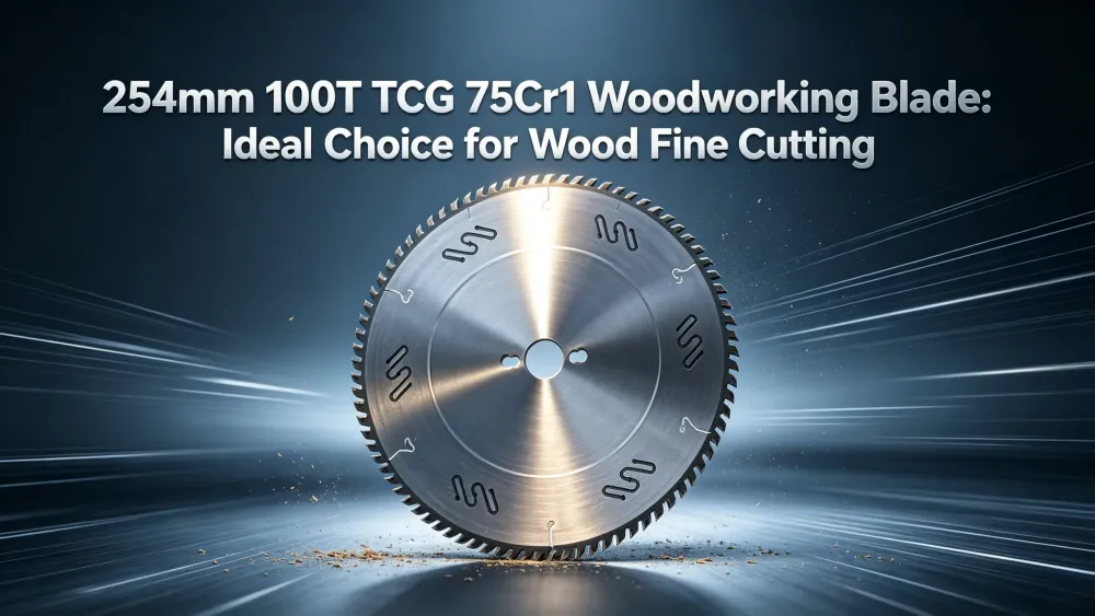 254mm 100T TCG 75Cr1 Woodworking Blade: Ideal Choice for Wood Fine Cutting