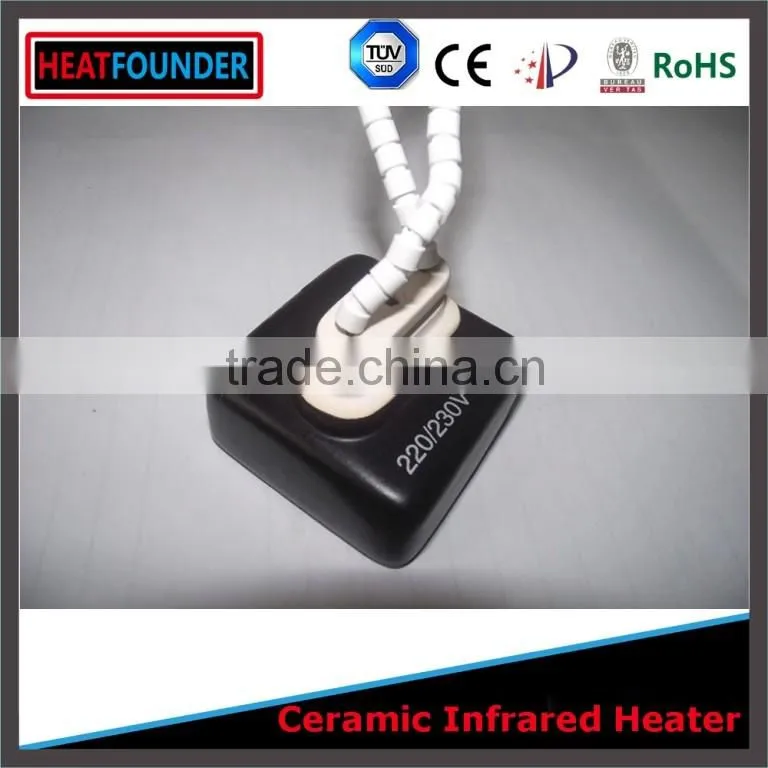 Flower type ceramic infrared heater for pet
