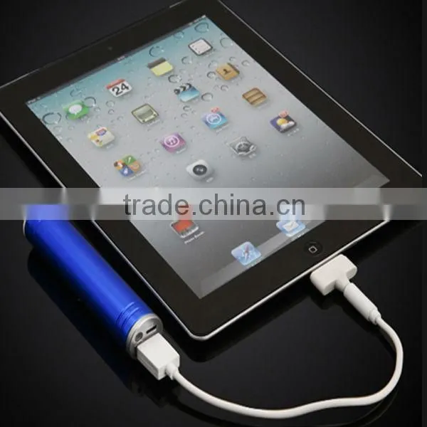 2600mah led portable power bank usb power bank light weight