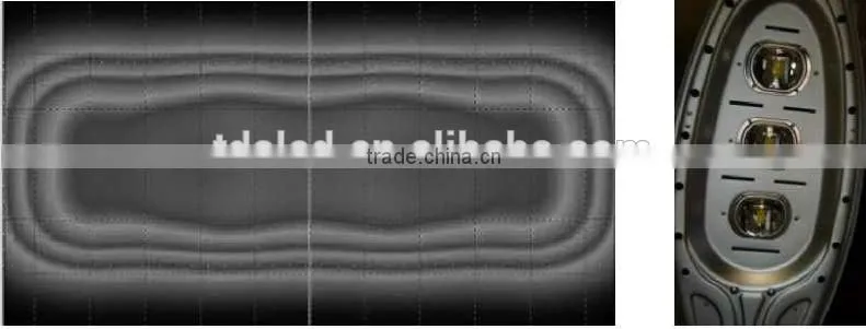 150W Led Optical lens Borosilicate glass bat wing spectrum curve
