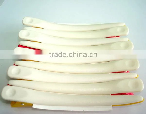 Colorful Plastic Hair Cutting Clip , rubber hair clip