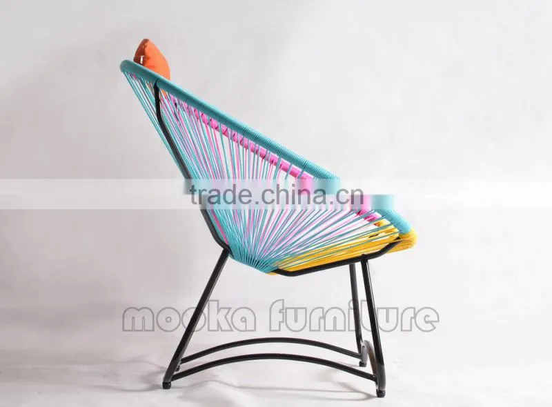 modern PE rattan Acapulco chair cheap garden furniture