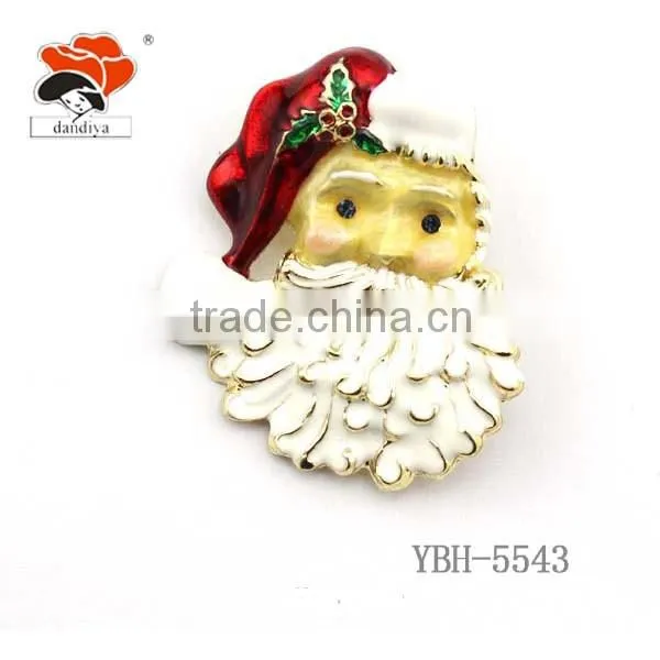 New Fashion Popular Alloy Rhinestone Excellent Christmas Promotional Items Snow Flake Brooch