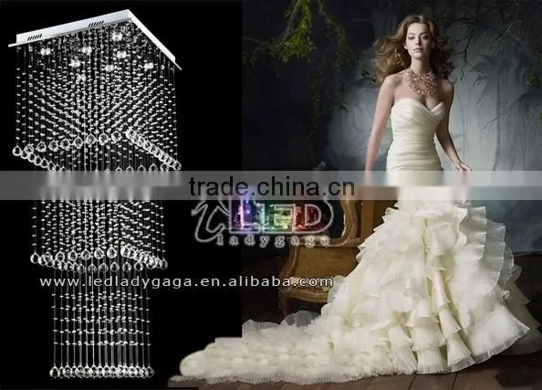 Modern Style Hot Sell Crystal large hotel chandelier