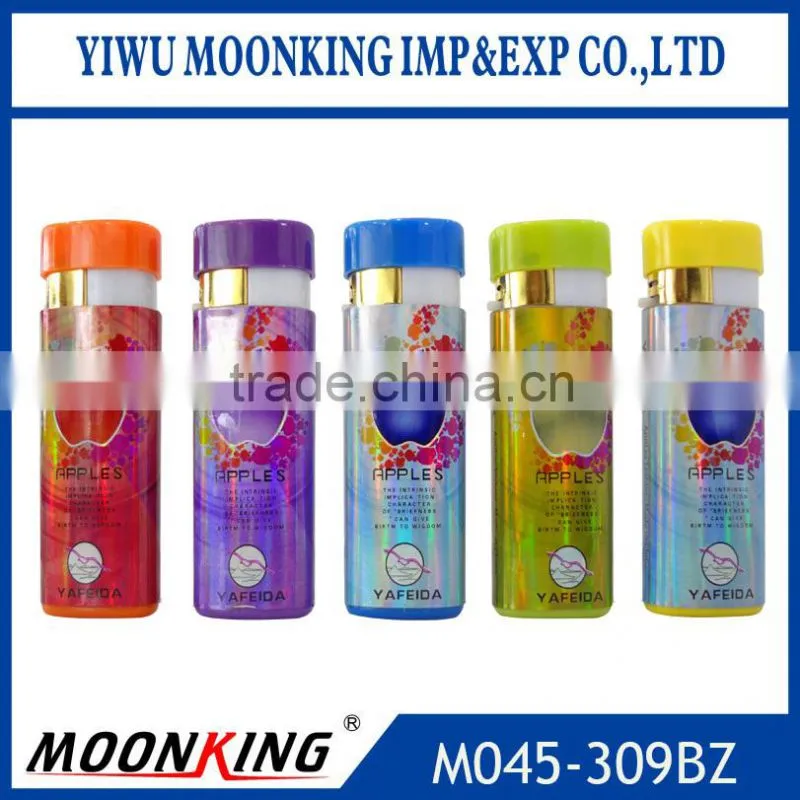 novelty gas refill electronic windproof cigarette lighter with custom picture