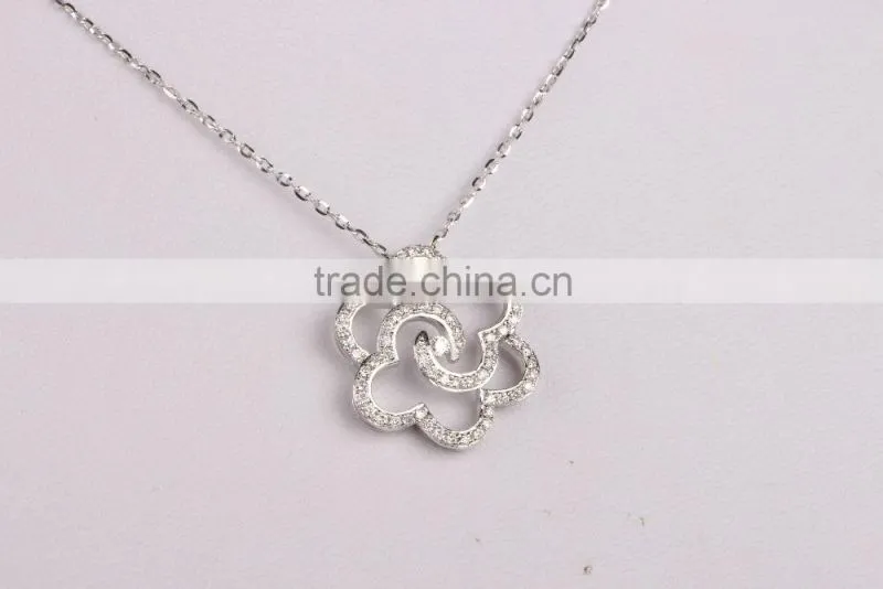 Top Fashion Costume White Gold Necklace