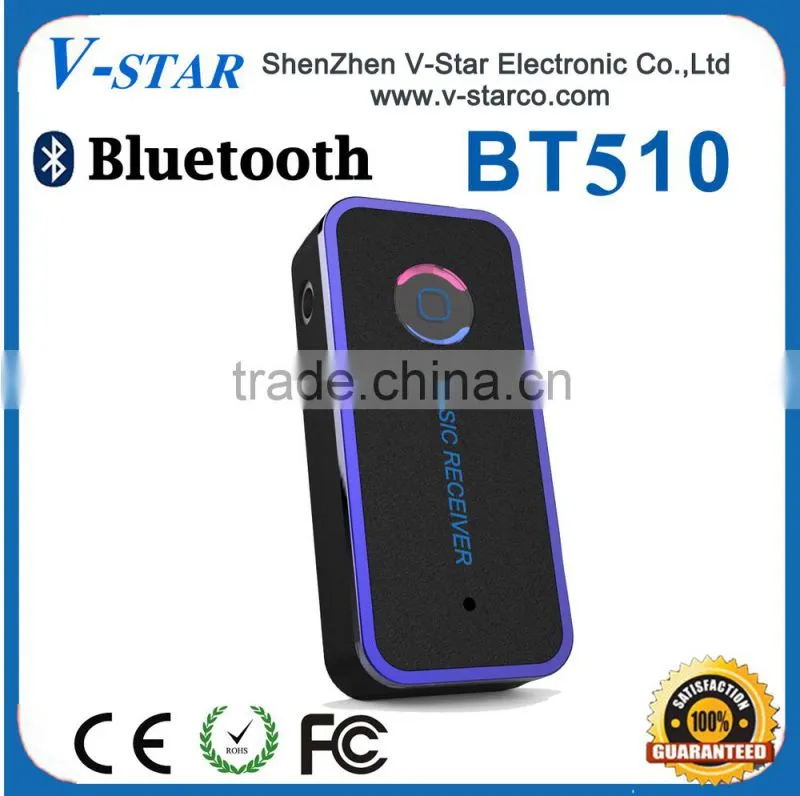 New product Car Bluetooth Receiver with 3.5mm Stereo Output for Home and Auto Stereo System