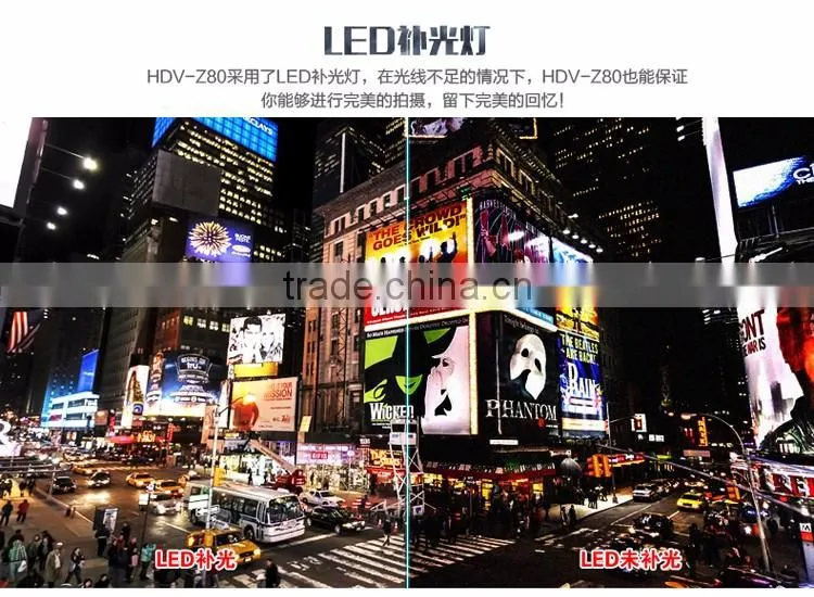 HDVZ80 1920*1080p full hd digital video camera with 3.0'' touch display digital camera