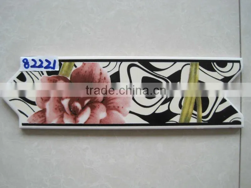 80x250mm Arrow Ceramic Listello Tiles for Egypt