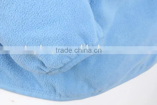 Boy's low price blue stock polar fleece jacket with high quality