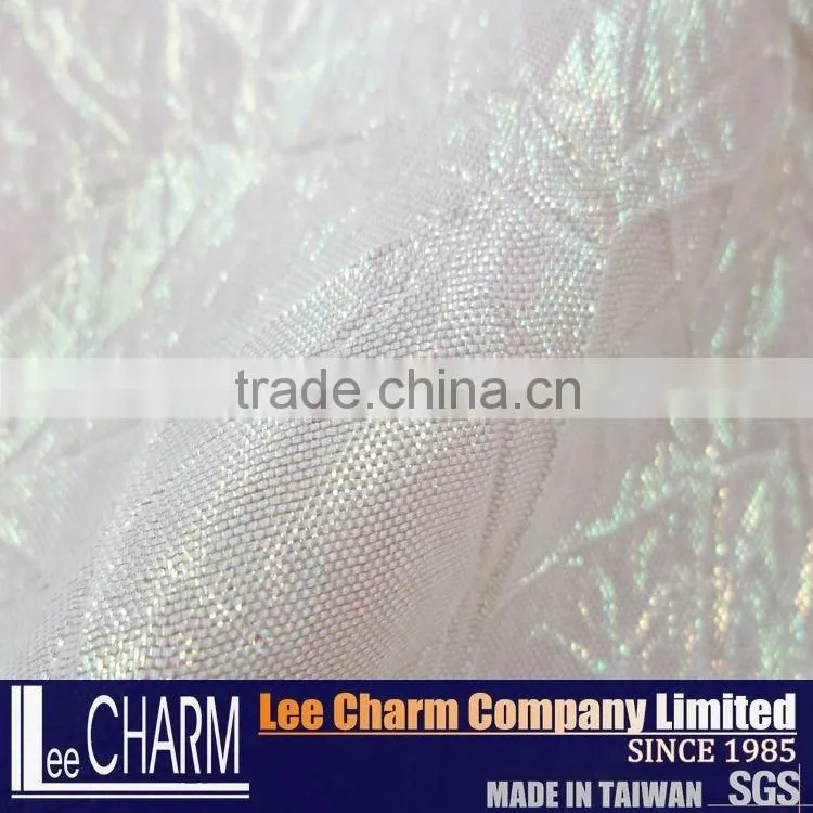 100% Polyester Metallic Luster Textile Fabric