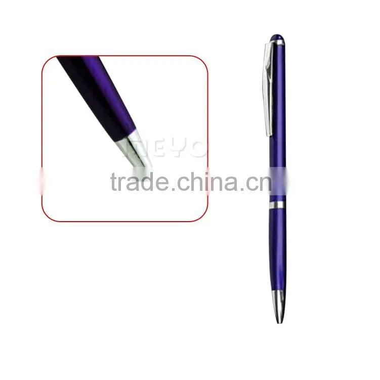 Elegant click pen ball point pen and plate key clip chain gift box