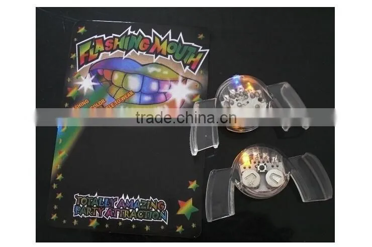 led flashing mouth,mouth light,party toy,Helloween funny toy