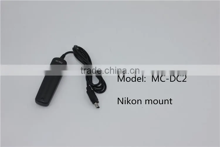 Eurpean style Rremote shutter release with wire for Nikon D90/D3100 etc