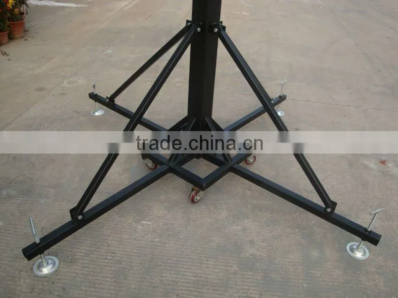 Elevator tower use for hanging lighting and lighting truss