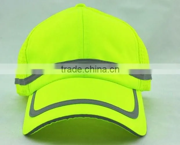 Custom 100% Polyester Mess Reflective Baseball Cap for Team or Working
