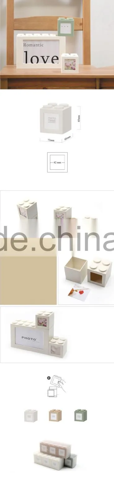 2014 New products! ABS plastic photo frame, wood photo frame, funia photo frame