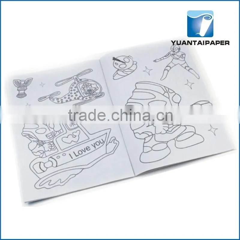 Hot-sale cartoon paper cover coloring books