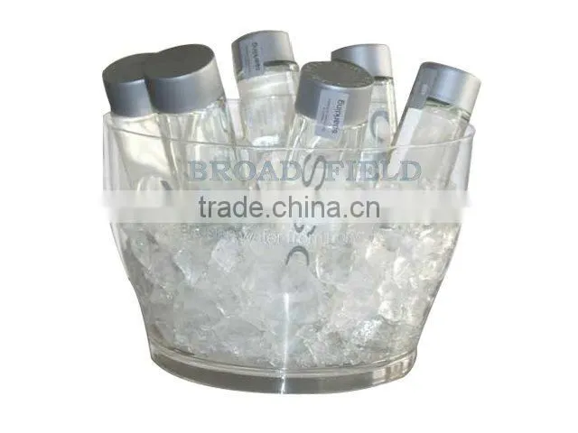 20L High-capacity Plastic LED Ice Bucket for Bar