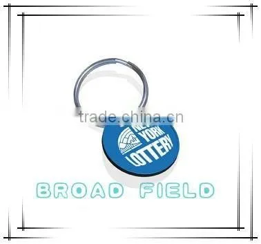 3D Promotional cheap plastic keychain for Lottery Scraper