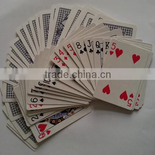 High quality special good material both sides playing cards of two sides customized poker