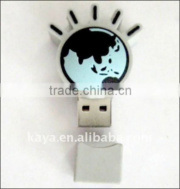 Cartoon shape plastic usb cover