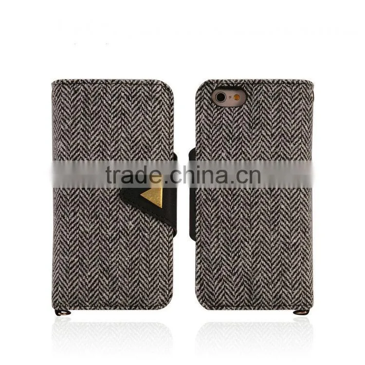 Wallet Style PU Leather Design For Iphone 6 Plus Case, For iPhone 6 Case, For iPhone Case