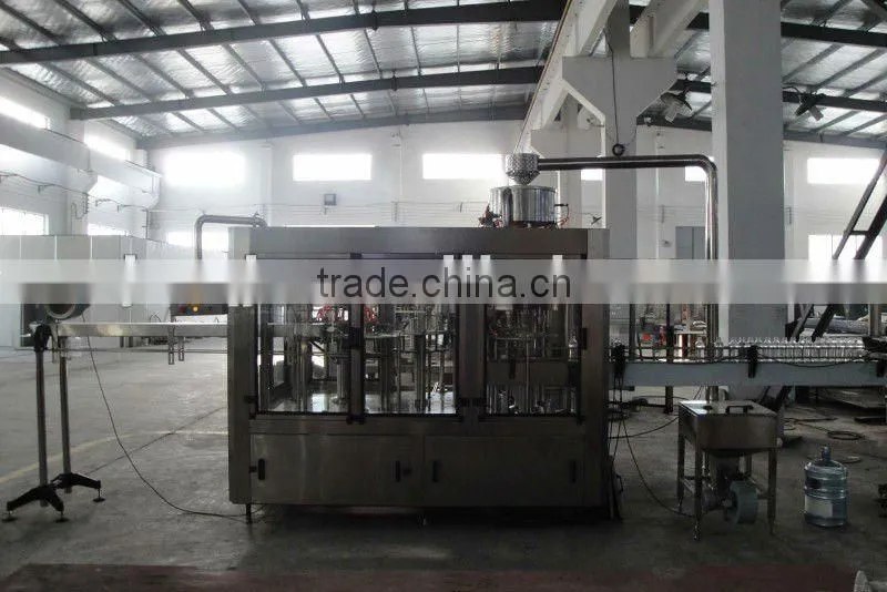 Washing filling and capping machine
