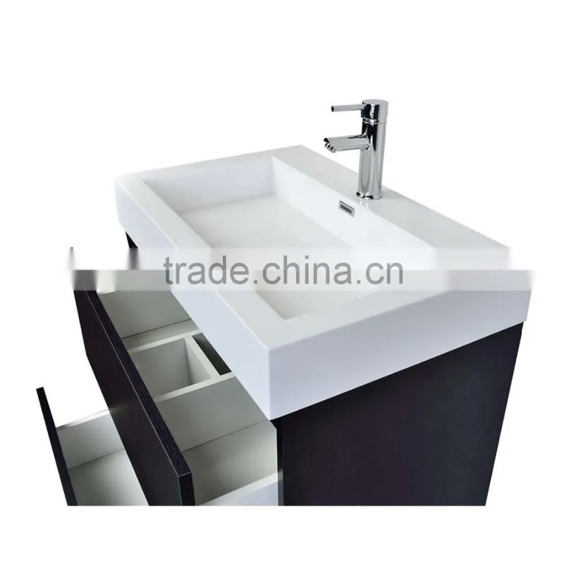 Eco-friendly balck bathroom vanity