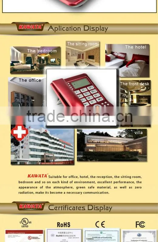 Factory direct remote control handsfree landline telephone set