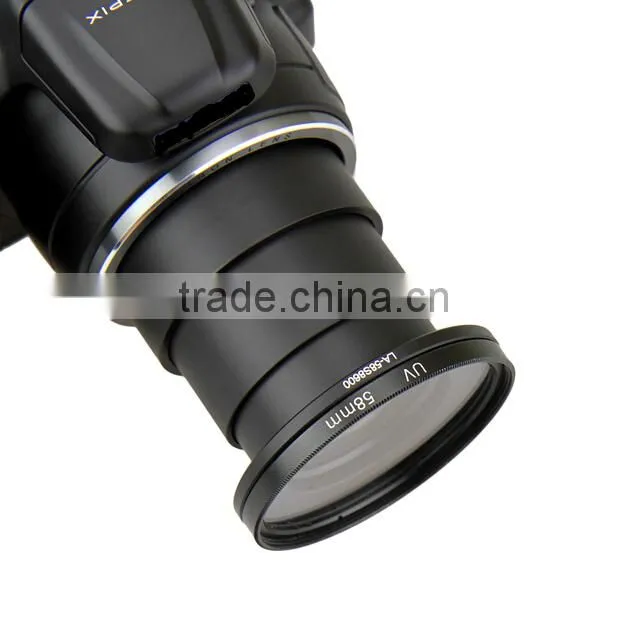 58mm Lens Ring For Camera JJC LA-58S8600 Camera Lens Adapter Ring 58mm For FUJIFILM FinePix S8600