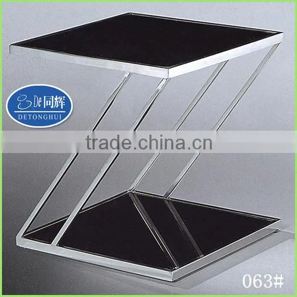 Home furniture modern tempering glass side table(061#)