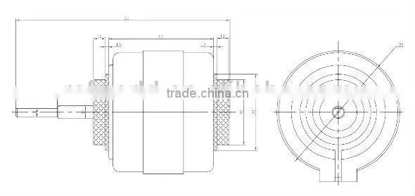 AC Plastic Sealed Motor/Indoor split ac plastic package motor