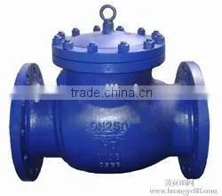 Cast Iron Swing Single Disc Rubber Soft Seal Flange Check Valve H44X