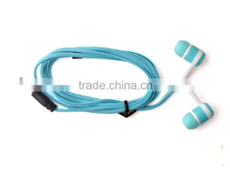 Top quality print logo Domed logo earphone with OEM brand for promotion
