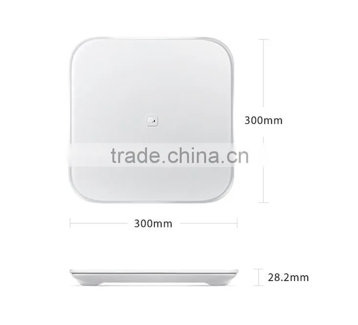 In Stock Original Xiaomi Scale Mi Smart Weighing Scale Support Android 4.4 iOS7.0 Bluetooth4.0 Toughened Glass Digital Scale