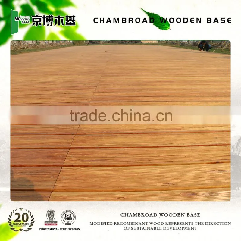 2016 New design outdoor wood flooring,wear-resistantant and water resistant