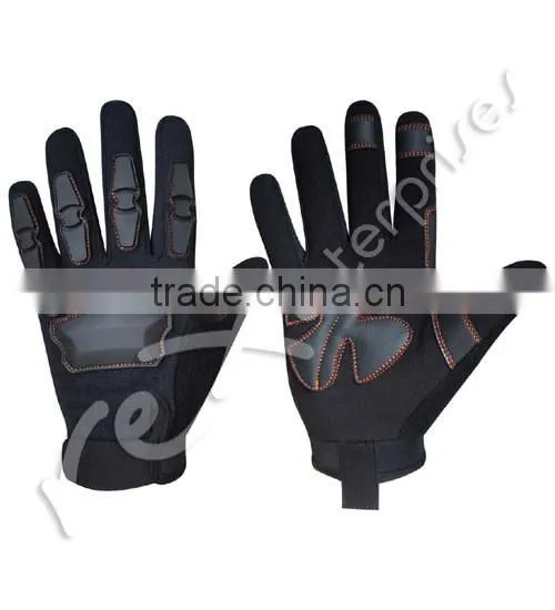 Cycle Gloves,Full Fingers Cycling Gloves,Reflective Cycling Gloves,Gripped Cycling Gloves