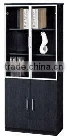 hot sale cheap high quality 4 drawer 4 door glass door file cabinet bookcase office furniture design