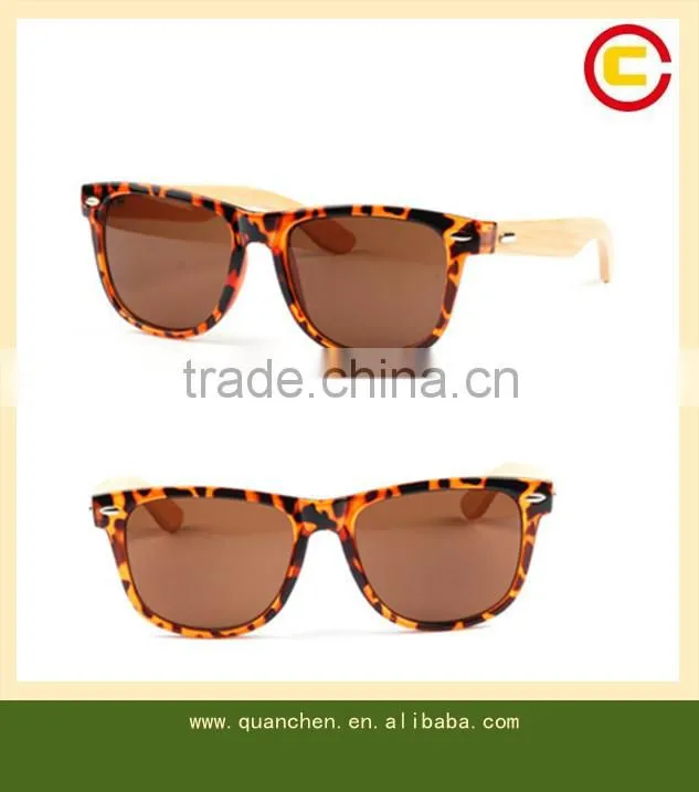2015 leopard bamboo sunglass