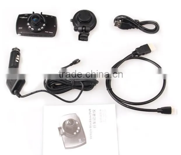 Car dvr 2015 full hd 1080P 140 Wide Angle Lens Car Camera Recorder with G-Sensor Night Vision