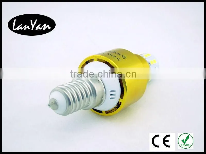 e12 4W Aluminum Alloy LED Candles Light Bulb with CE ROHS GS SAA