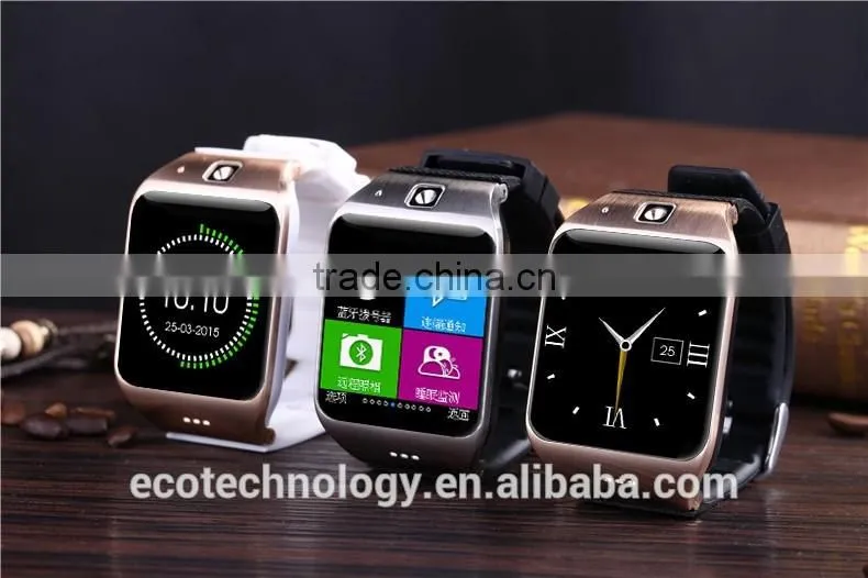 CE LG118 Bluetooth Smartwatch HD Screen with Camera Built in NFC Support SIM Mate for Android and Iphone cellphone (silver)