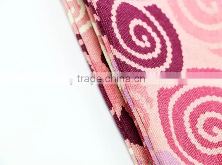Top quality 100% cotton canvas clutch bag colorful canvas bag with 3 pockets