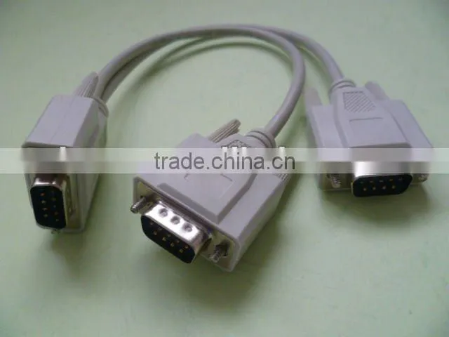 serviceable and garanteed DB9M SPLITER CABLE