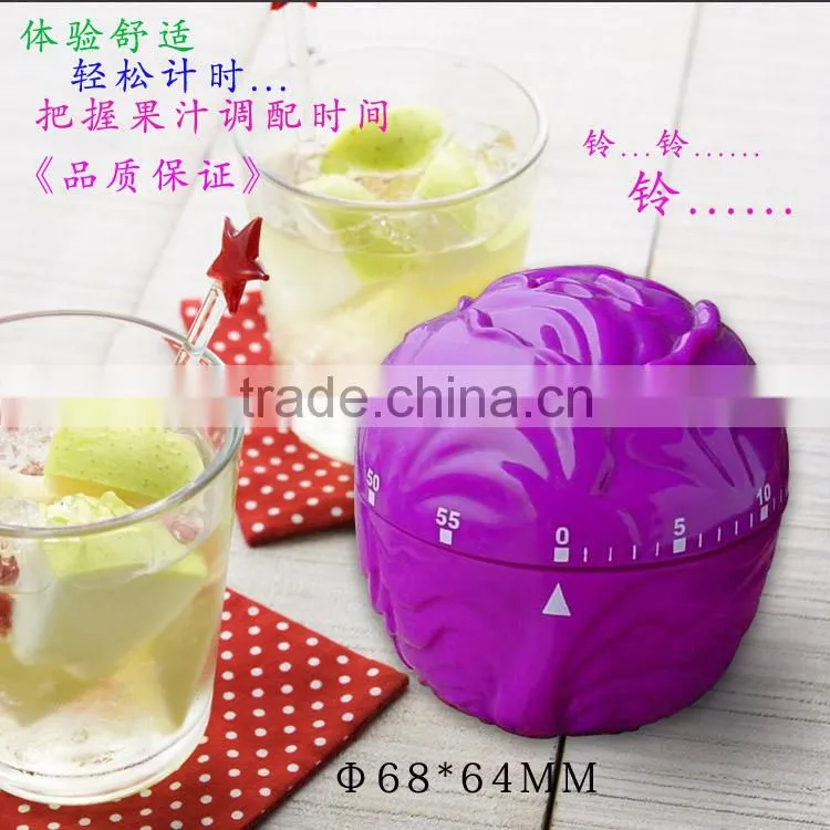 Strawberry shape mechanical timer,Household Kitchen Cooking Mechanical Timer