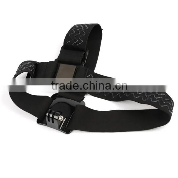 Elastic Adjustable Head Strap + QuickClip Quick Clip Mount For GPro Her 4 3+ 3 Camera Accessories